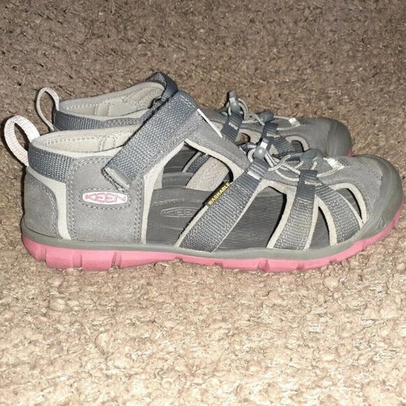 KEEN-CNX Washable Footwear Sandals-GRAY/PINK-37 EU-6.5/7 Women-Near Mint - Picture 4 of 6